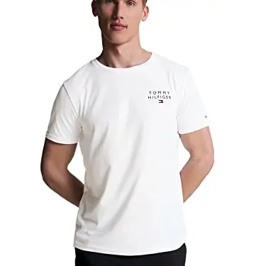 Tommy Hilfiger Herren T-Shirt Kurzarm weiß, Größe XL