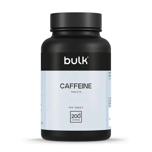 Bulk Koffeintabletten, 200 mg, 100 Tabletten