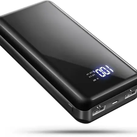 Power Bank 25,800mAh 22,5W – Tragbares Ladegerät mit USB-C und LED Display für Smartphones