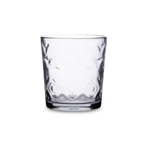 Quid Rombos Set mit 6 Gläsern, 26 cl, umweltfreundlich, nicht mikrowellengeeignet