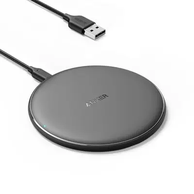 Anker Kabelloses Ladepad 10W Max für iPhone 16/15/14/13/12/11, SE 2020, AirPods (Ohne Netzteil)