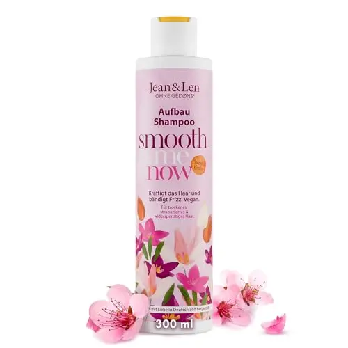 Jean & Len Shampoo Mandel & Keratin für strukturgeschädigtes Haar, vegan, 300 ml