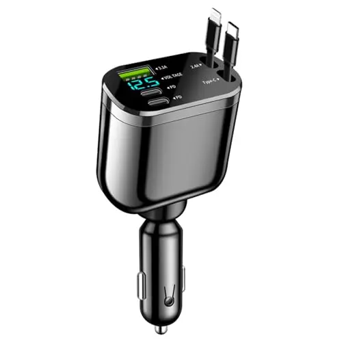 YCioel 5-in-1 Autoladegerät Adapter 80W USB C