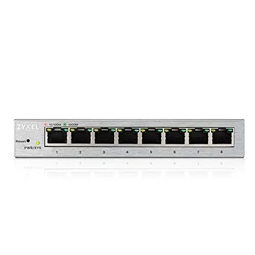 Zyxel Gigabit Web Managed Switch mit 8 Ports
