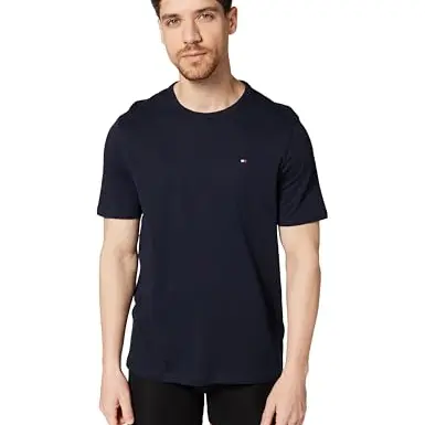 Tommy Hilfiger Herren T-Shirt, Blue, Größe M