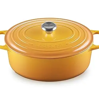 Le Creuset Signature Gusseisen-Bräter Oval, Ø 31 cm, 6,3 l, Nectar