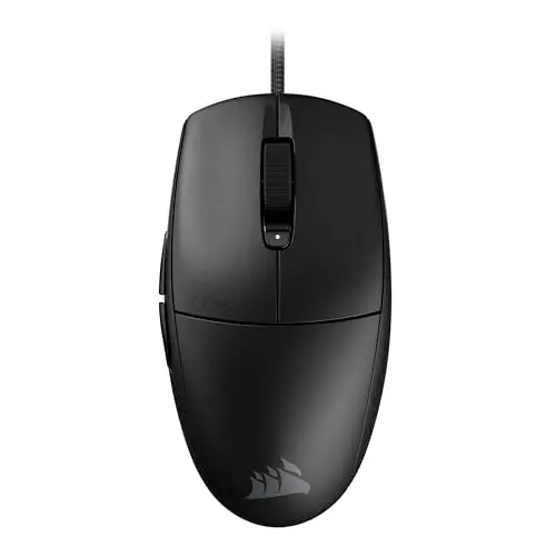 Corsair M55 Gaming-Maus mit Kabel – 16.000 DPI – Sechs programmierbare Tasten – Schwarz