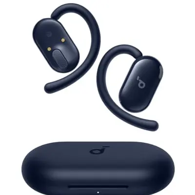 Soundcore V20i Open-Ear Kopfhörer von Anker, komfortabel, fester Halt, starker Bass, lange Akkulaufzeit, IP55, Bluetooth 5.4, Multipoint