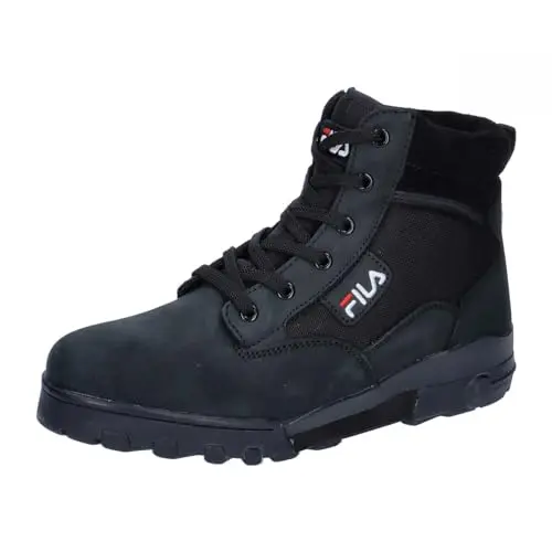 FILA Grunge 2 Mid Herren-Boot, Schwarz, Größe 43