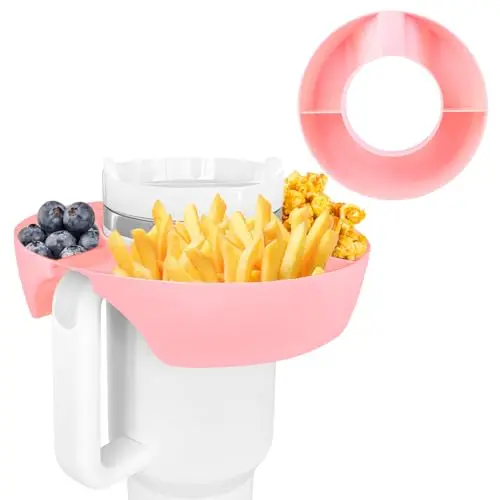 INSPUTOL Stanley Snacktablett für 40 Oz Quencher H2.0 Becher - Rosa (Ohne Becher und Deckel)