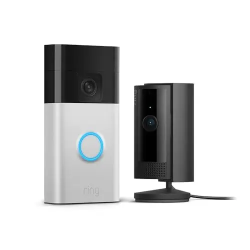 Ring Akku-Videotürklingel mit Innenkamera - WLAN-Sicherheitskamera mit einfacher Selbstinstallation