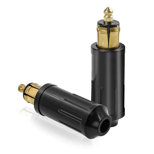 2er Set Zigarettenanzünder Adapter 12V für PKW, LKW, Motorrad und Roller