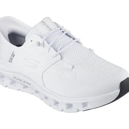 Skechers Herren Glide-Step Pro Sneaker in Weiß, Größe 42