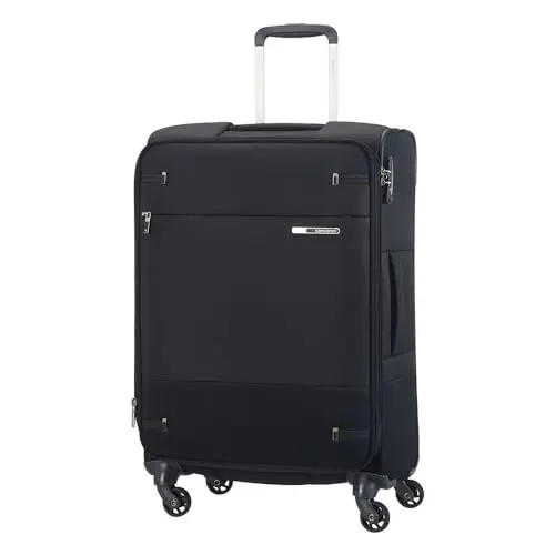 Samsonite Base Boost Spinner M Erweiterbar Koffer, 66 cm, Schwarz
