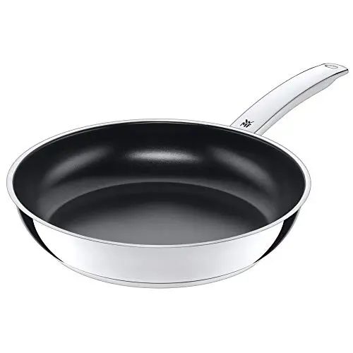 WMF Durado Induktions-Bratpfanne 24 cm, Edelstahl mit Keramikbeschichtung, backofenfest