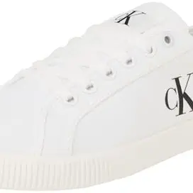 Calvin Klein Damen Sneaker Essential Low Top, Weiß, Größe 37