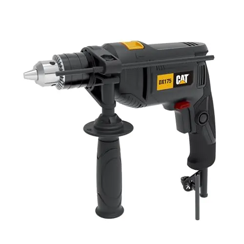 CAT DX175 Schlagbohrmaschine, 13 mm, 600W, variable Drehzahl, inkl. Tiefenanschlag & Handgriff