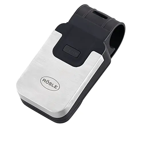 RÖSLE BBQ LED-Griffleuchte – Hochwertige Grilllampe mit 2 Helligkeitsstufen für Abendbeleuchtung