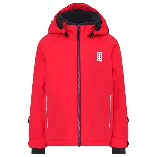 LEGO Kinder Parka Jacket, Rot, Größe 86