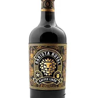 Kaffeelikör aus Rösterei | Vollmundiger Geschmack mit echtem Rum | ideales Geschenk | BARISTA ROYAL | 0,5l | 20%