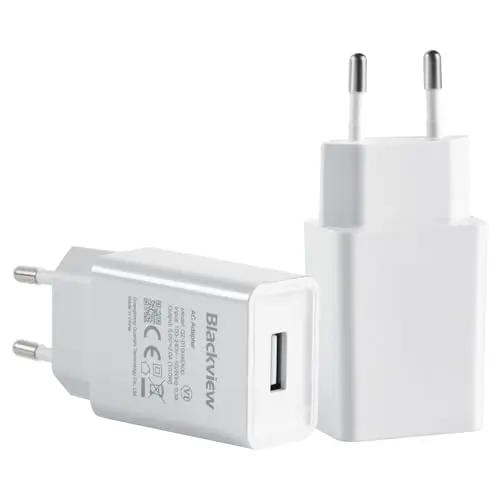 Blackview 10W USB A Ladegerät, Kompaktes Ladegerät für Smartphones und Tablets, Sicher und Zuverlässig, Power Adapter für Samsung und iPhone