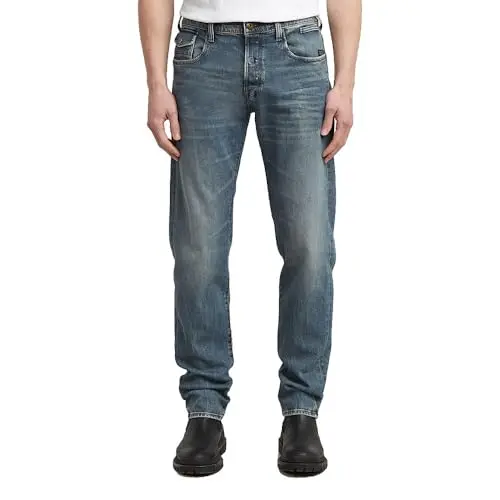 Men's Morry FWD 3D Regular Tapered Jeans, Vintage Storm, Größe 34/36