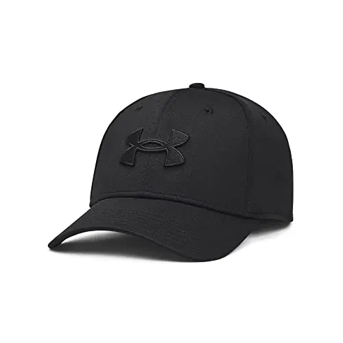 Under Armour Men's Blitzing Low Stretch Fit Cap - Black / Black - L/XL