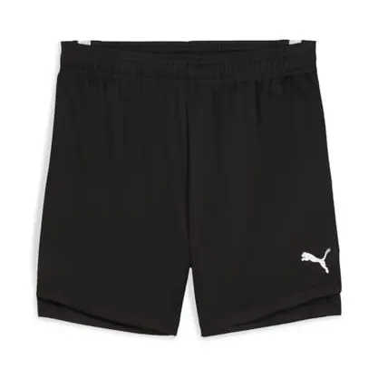 PUMA Kinder Shorts Team Jaws, schwarz, Größe 140