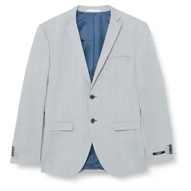 JACK&JONES Herren Check Blazer JPRSOLARIS, Slim Fit, Größe 46