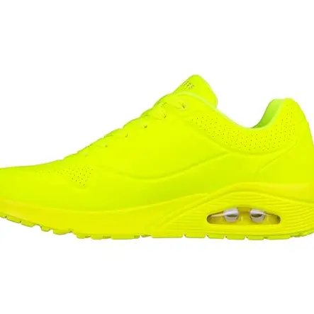 Skechers Herren Uno Stand On Air Turnschuhe, Lime Durabuck, Größe 41 EU
