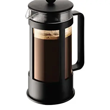 Bodum Kenya Kaffeebereiter 350ml - Manuelle French Press aus Borosilikatglas - Spülmaschinenfest - Made in Portugal