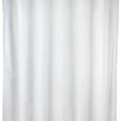 WENKO Anti-Schimmel Duschvorhang Weiß, waschbar und wasserabweisend, 180 x 200 cm