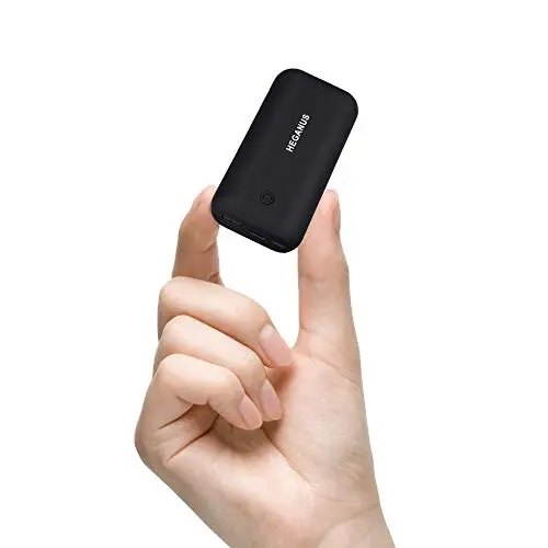 Kompakte 10000mAh Powerbank - Mini Externer Akku für Handy, leicht und stark