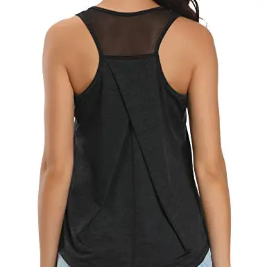 Dawnrole Damen Sport Tank Top – Ärmelloses Fitness Yoga Oberteil