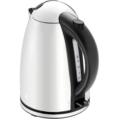 WMF Stelio Wasserkocher Edelstahl 1,7l mit Kalkfilter, 2400 W, beleuchtete Wasserstandanzeige