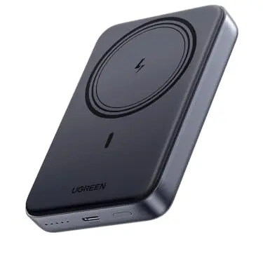UGREEN Wireless Powerbank 10000mAh, MagSafe-kompatibel für iPhone 17/16/15/14/13/12 (Schwarz)