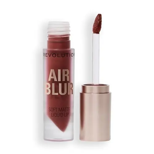Revolution Air Blur Matt Lippenstift - Langanhaltende Farbe - Vegan - Peachy Light Pink - 3.5ml