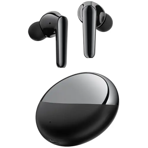 oraolo Bluetooth In-Ear Kopfhörer, 30H Akku, wasserdicht, Touch-Steuerung, Schwarz