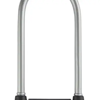 MASTER LOCK Bügelschloss mit Halterung - Zertifiziertes Fahrrad Schloss, Silber