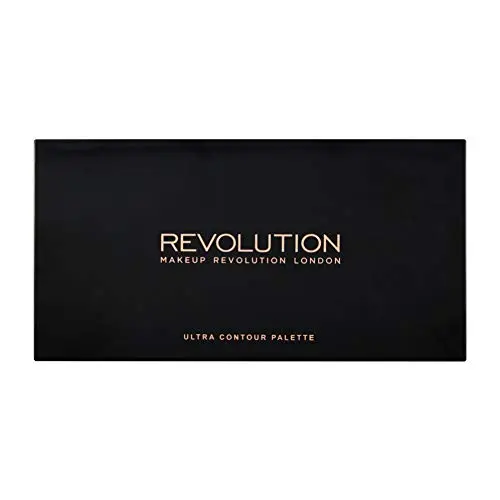 Makeup Revolution Ultra Contour Palette - Highlighters & Contour Shades, Vegan, 13g
