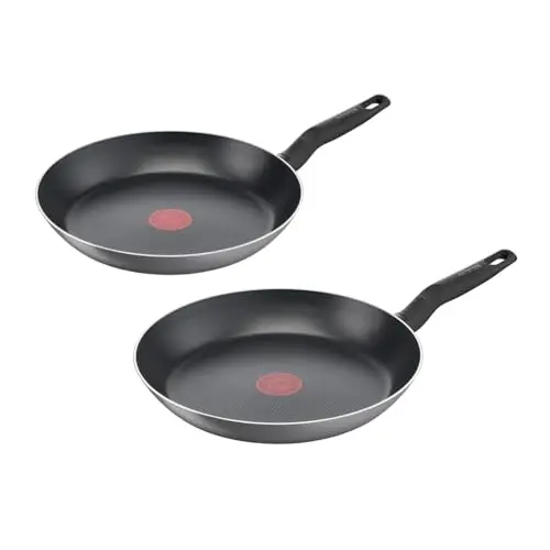 Tefal Easy Cook & Clean Pfannenset 24/28 cm, Antihaft, Made in France, einfache Reinigung