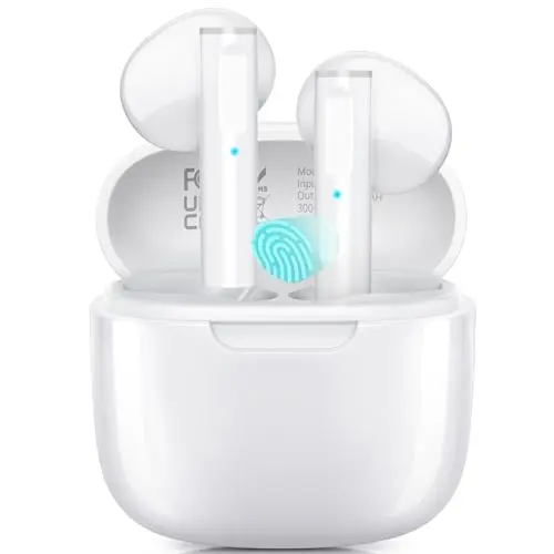 Radiolux Bluetooth In-Ear Kopfhörer, kabellos, IP7 wasserdicht, 48h Akku, mit Mikrofon und tiefem Bass