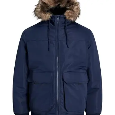 JACK & JONES JJCONSTRUCT Bomberjacke mit Kunstfell