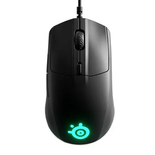 SteelSeries Rival 3 Gaming-Maus - 6 programmierbare Tasten - Schwarz