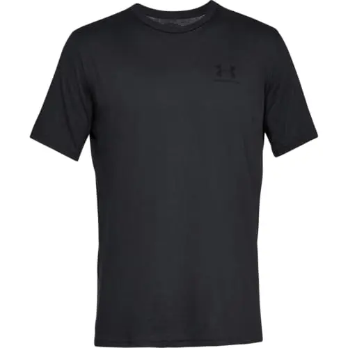 Under Armour Herren T-Shirt mit Logo, Schwarz, Größe L