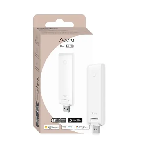 Aqara Smart Hub M100 – Matter-Controller und Zigbee-Grenzrouter für Hausautomation, unterstützt Alexa, Apple Home, Google Home und mehr