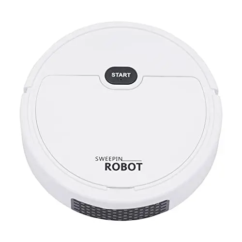 Queeucaer Staubsauger Roboter mit Absaugstation und Wischfunktion, weiß