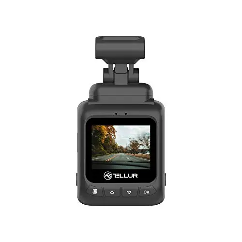 TELLUR Dash Patrol DC1 FullHD 1080P Autokamera mit G-Sensor und Parküberwachungsfunktion, Schwarz