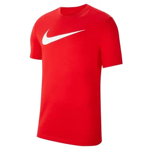 Nike Herren T-Shirt Df Park20 Tee Hbr University Red/White, S