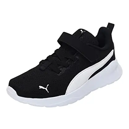 PUMA Anzarun Lite Ac+ Unisex Kinder Sneaker, Puma Schwarz/Weiß, 29 EU